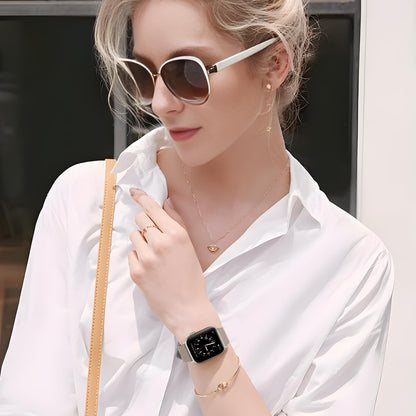 Italy Genuine Leather Bands Women Men Compatible with Apple Watch 38mm 41mm 40mm 42mm 44mm 45mm 46mm 49mm, iWatch Straps Smartwatch Replacement Band for Ultra SE 3/2/1 Series 11 10 9 8 7 6 5 4 3 2 1