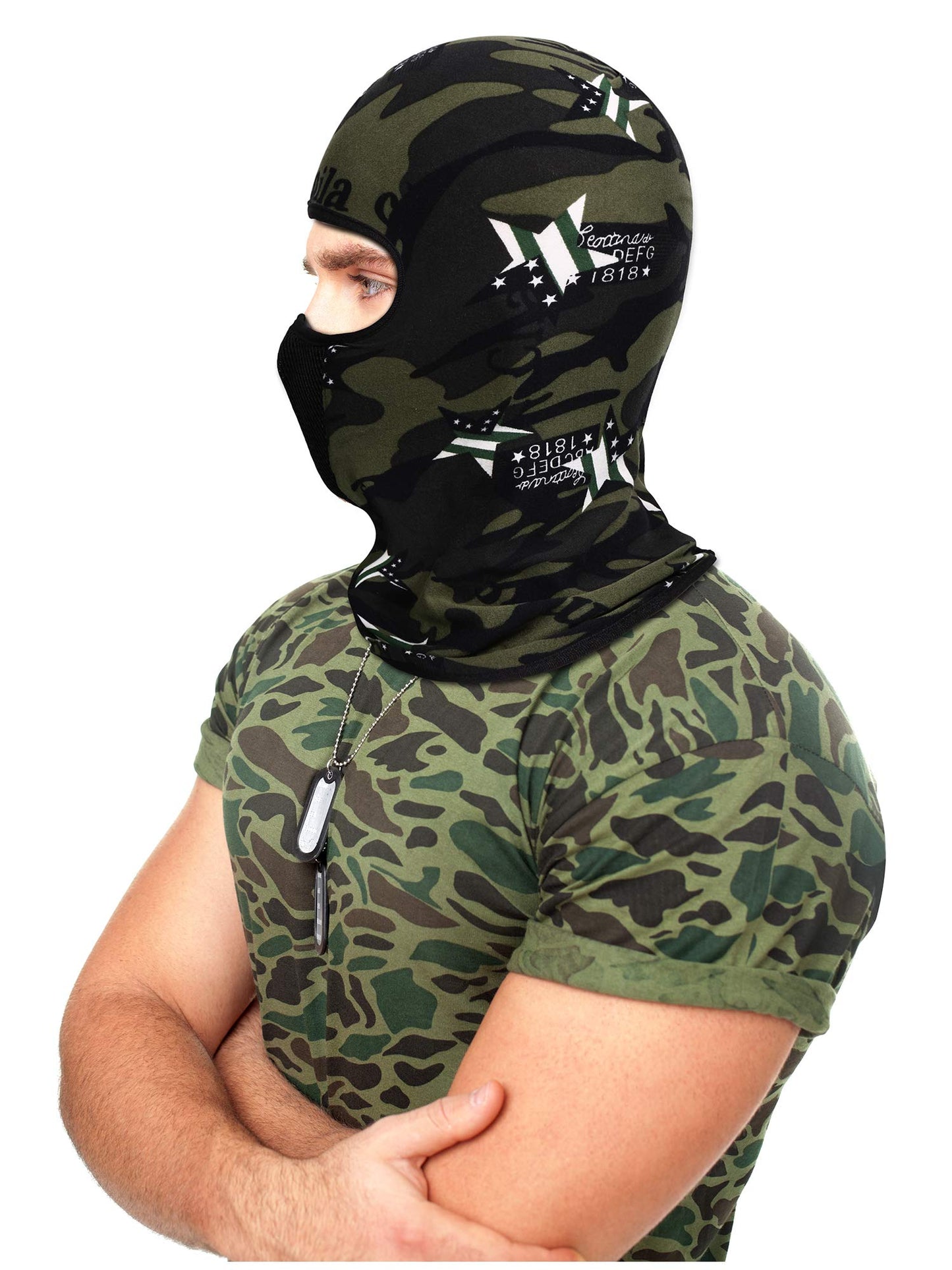 3 Pieces Camo Face Mask Balaclava Ski Mask Breathable Sun Protection Windproof for Men Motorcycle Outdoor Hunting(Mixed Camouflage, Camouflage Blue, Camouflage Navy Green)