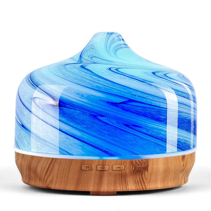 Porseme 500ml Essential Oil Diffuser, Aroma Ultrasonic Humidifier with Remote Control, BPA Free, Auto Shut-Off, Timer Setting for Large Room Sleeping Yoga