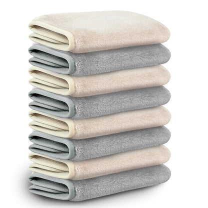 Nugilla Makeup Remover Cloths, 8 Packs Makeup Remover Towels Reusable Face Wash