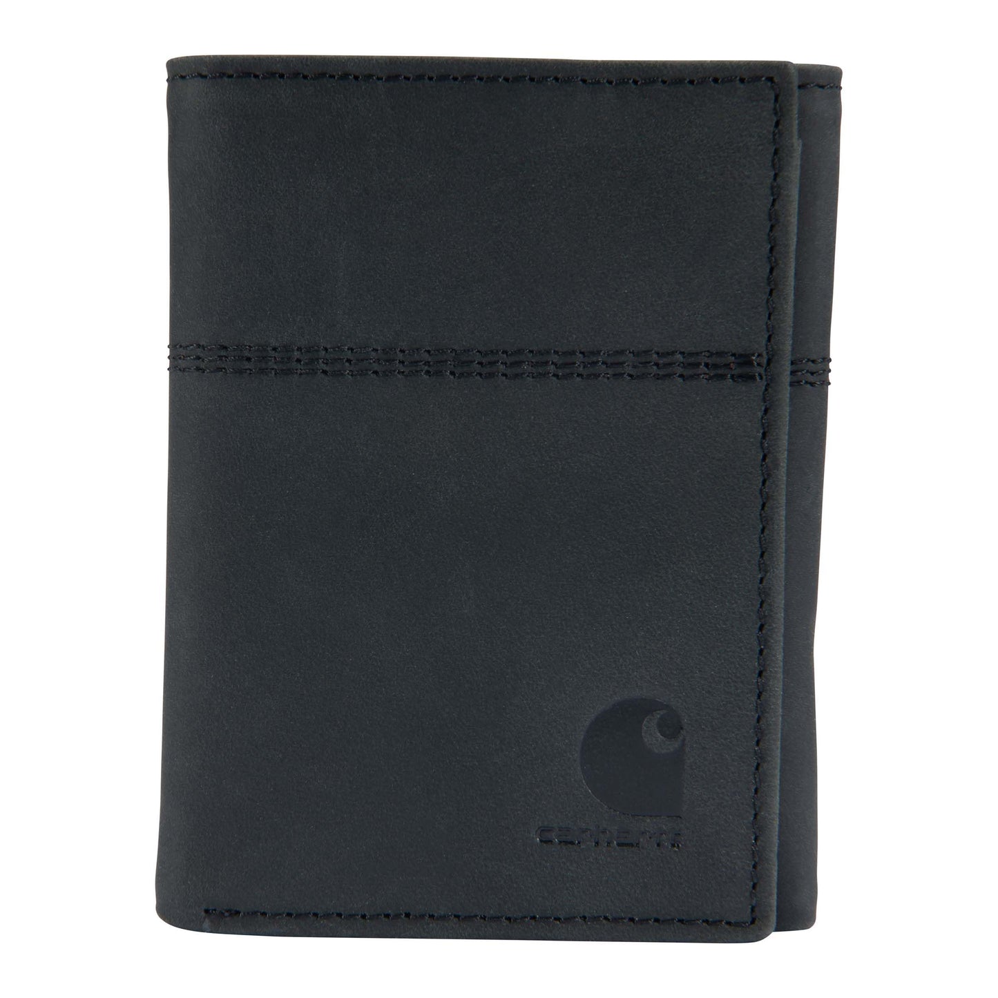 Carhartt Men’s Full Grain Saddle Leather Wallets, RFID Blocking Bifold, Trifold, and Front Pocket Options, Gifts for Men