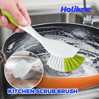 Holikme 6Pack Kitchen Cleaning Brush, Green