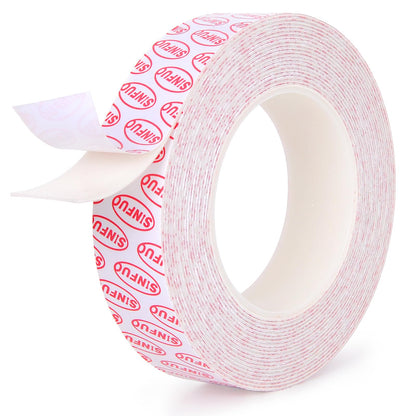 Sinfuo Double Sided Foam Tape Heavy Duty, Removable Damage Free Adhesive Tape, Residue Free Tape Picture Hanging Adhesive Strips Suitable for Indoor and Outdoor Installation Home Office(1.18" x 22Ft)