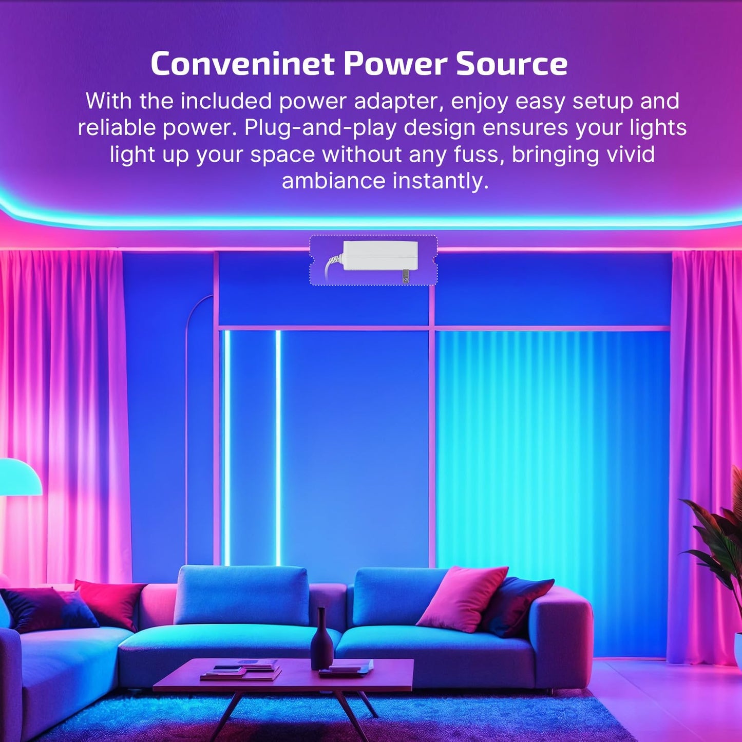 OLIGHT Ostrip 2 RGBIC LED Strip Light 16.4ft, DC24V 2700K-6500K, 0.25m Unit Cuttable, IP65, 5M Adhesive, Smart APP+Alexa, Music Sync, 44 Scene, ETL, High CRI, Plug & Play for Bedroom/Gaming/TV