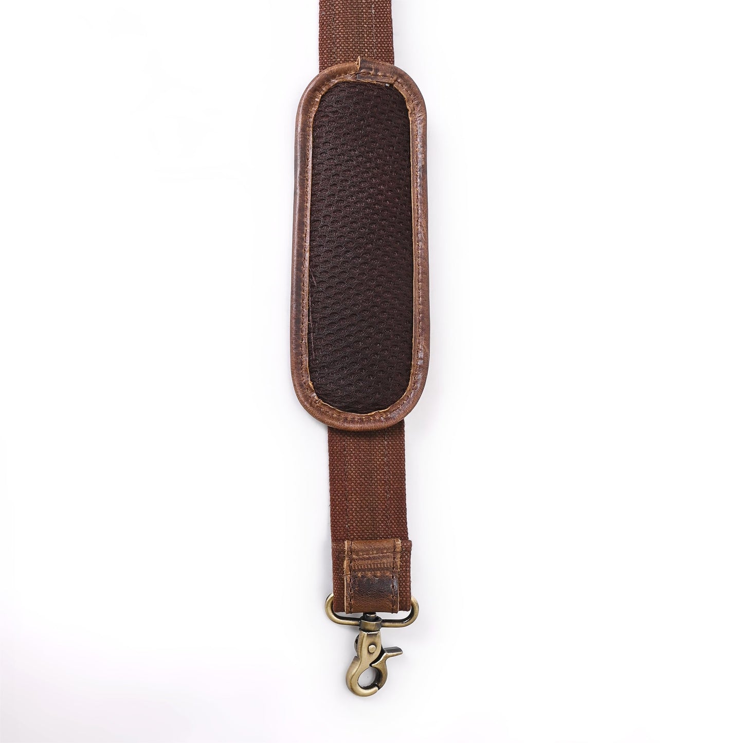 Autentico Premium Tan Leather Travel Bag Strap Adjustable Replacement Shoulder Strap Extra Wide Padded Design for Weekenders, Carry-Ons, Duffels Genuine Leather Comfort (Dark Brown)