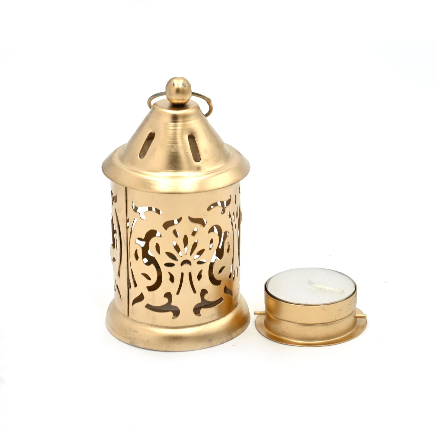 IGH Elegant Iron Tea Light Lantern | Diwali & Christmas Decor | Birthday Gift | Gift for Her | Hanging Candle Holder (20)