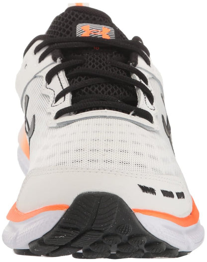 Under Armour Men's Charged Assert 10 Shoes, (101) White/White/Black, 11 X-Wide