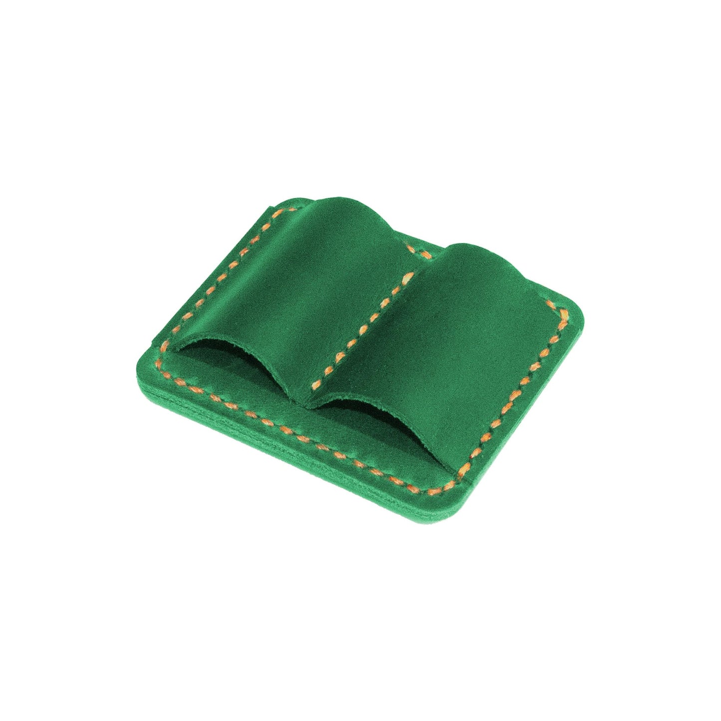 Turbosnail Handmade Leather Pen Holder Clip Notebook Pen Loop Stylish, notebook pen pencil holder clip and Practical Pen Organizer (Dark Green)