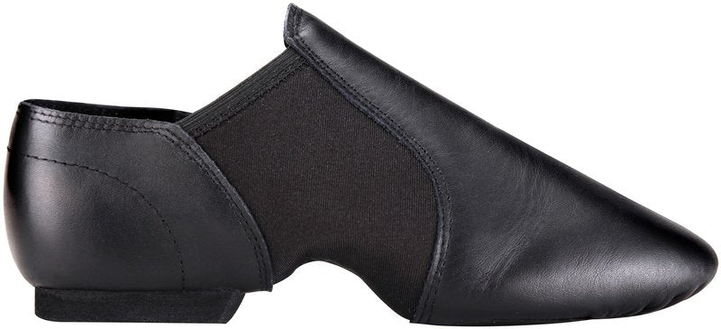 Linodes (Tent Leather Upper Jazz Shoe Slip-on for Women and Men's Dance Shoes Black 10M
