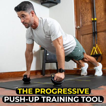 TRX Push-It - Push-up Handles for Strength Training, Home Gym Workouts, Core & Upper Body Exercise Equipment, Ergonomic Push-Up Stands for Chest, Arms & Abs Training