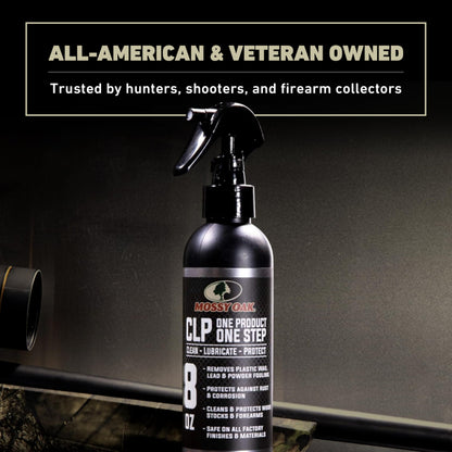 Mossy Oak CLP Gun Cleaning Oil | All-in-One Cleaner, Lubricant & Protectant | One-Step Gun Oil CLENZOIL