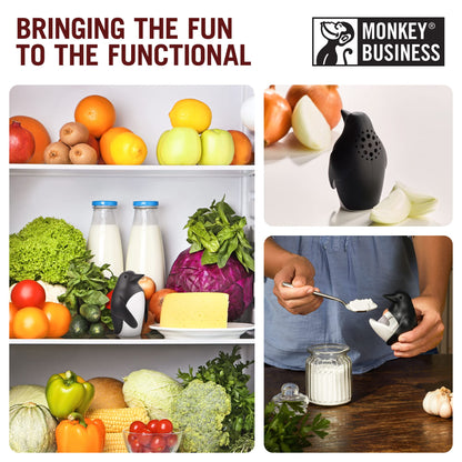 Monkey Business Chill Bill Refrigerator Deodorizer, Baking Soda Container, Baking Soda Fridge, Baking Soda Fridge Deodorizer, Cute Gifts, Kitchen Gadgets