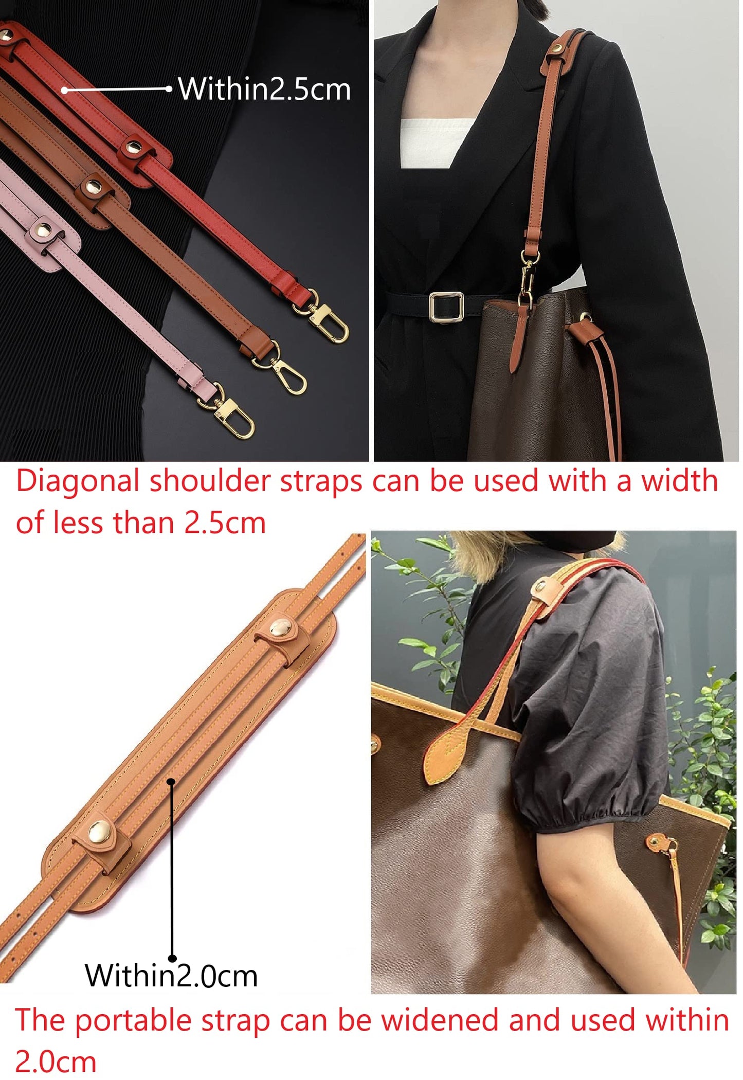 GOXTECH Leather Shoulder Strap Pad for Designer Trendy Bags (Beige Yellow)