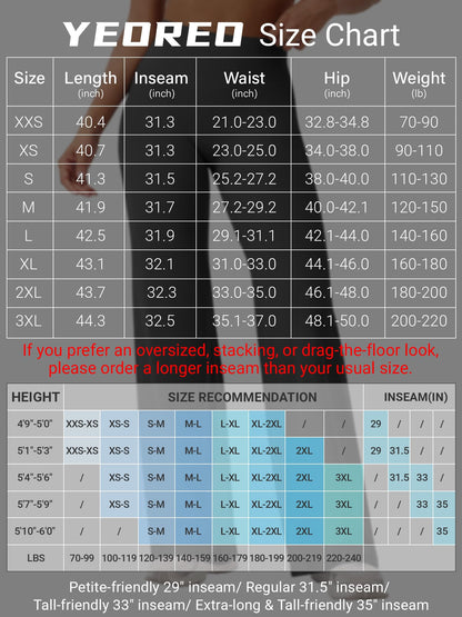 YEOREO Workout Leggings Womens No Front Seam Straight Leggings 31.5" High Waist Buttery Eddiy Gym Yoga Pants Red S