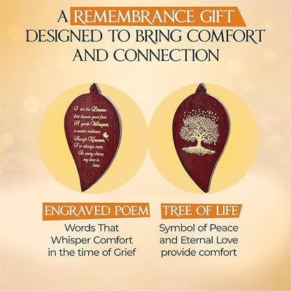 32 Inch Memorial Wind Chimes Outdoor, Sympathy Gifts for Loss of Loved One, Memorial Gifts for Loss of Mom, Sympathy Wind Chimes for Mother, Father, Brother, Sister