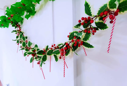 100 Pcs Christmas Candy Canes 5.9 inch Plastic Christmas Tree Hanging Ornaments Twisted Red White Crutch Candy Canes for Xmas Home Indoor Outdoor Party Decoration (C)