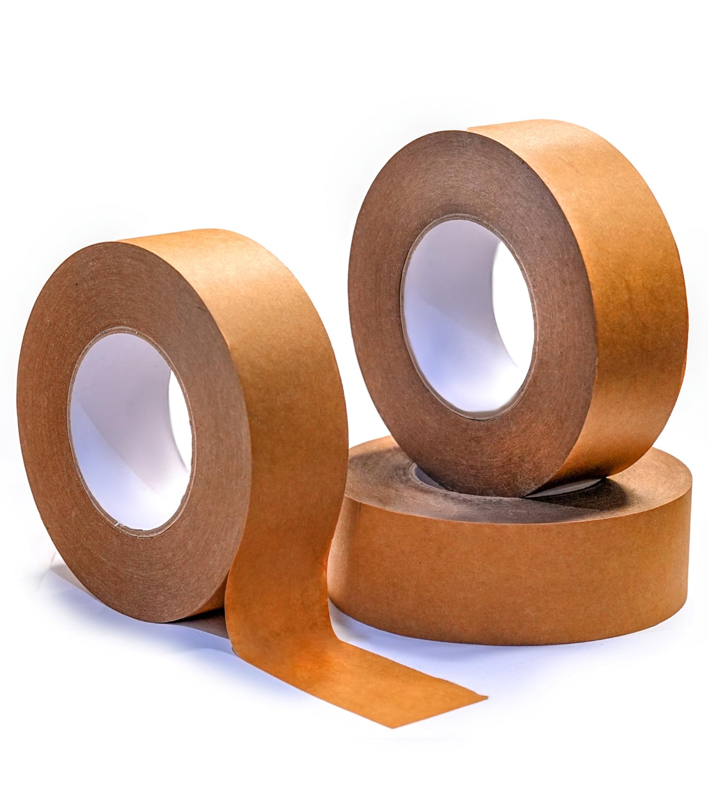 Rams Kraft Paper Packing Tape, Pack of 3, 1.88 Inch X 110 Yards (100 Metre / 328 Feet Per Roll) Total 330 Yards / 984 Feet, Big Roll for Shipping, Moving, Packing & Sealing