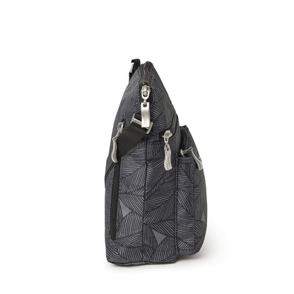 Baggallini Pocket Crossbody Bags for Women 8x8 Small Lightweight Durable Water-resistant Travel Purse W/Rfid