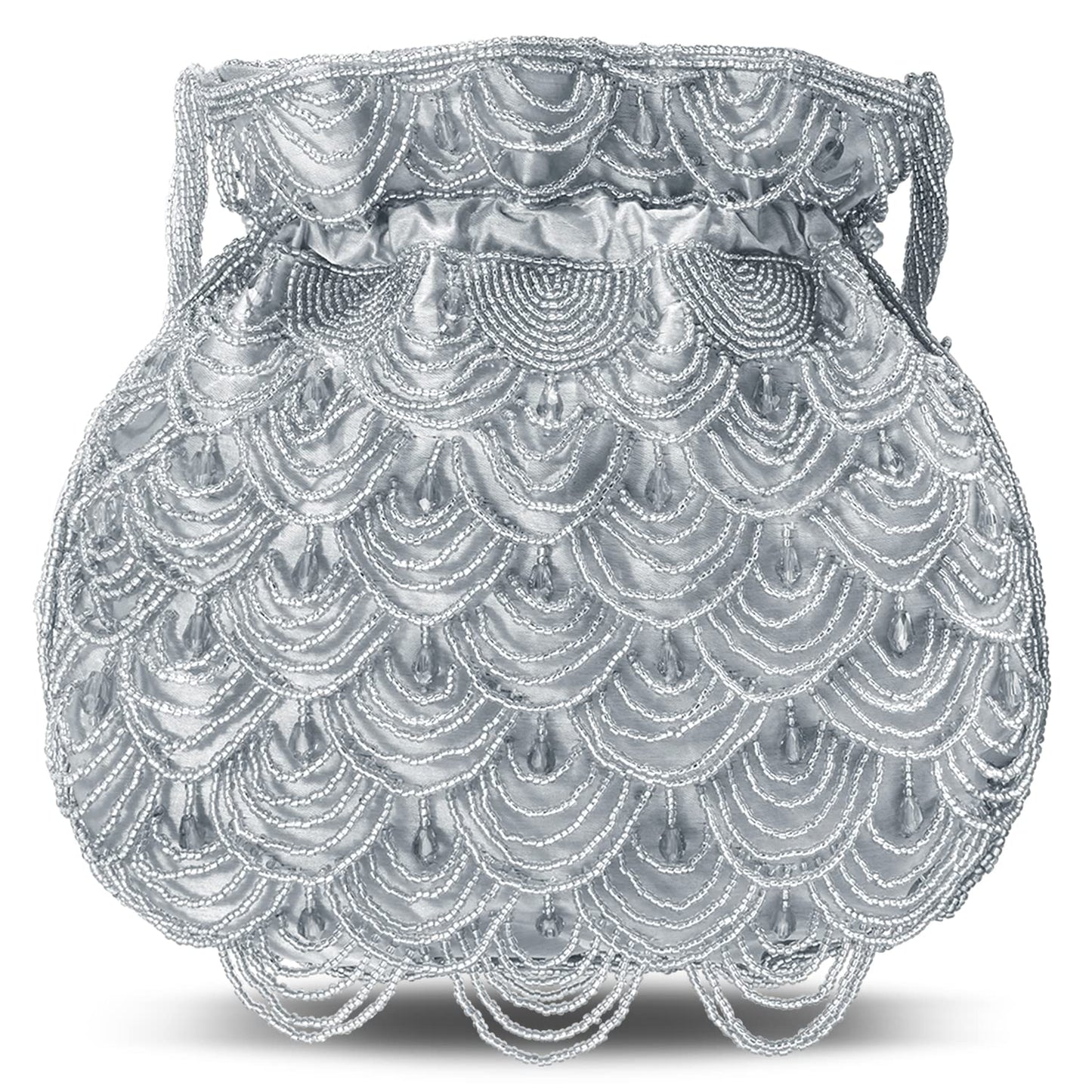 Aheli Potli Bags Gift for Women Evening Bag Clutch Ethnic Bride Purse with Drawstring