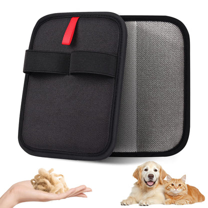 VerdeVilla Pet Hair Remover, Electrostatic Pet Hair Removal Gloves, Reusable Cat & Dog Hair Remover for Couch, Furniture, Carpet, Curtain, Upgraded Animal Fur Removal Tool, Cat Grooming Gloves-1 PCS