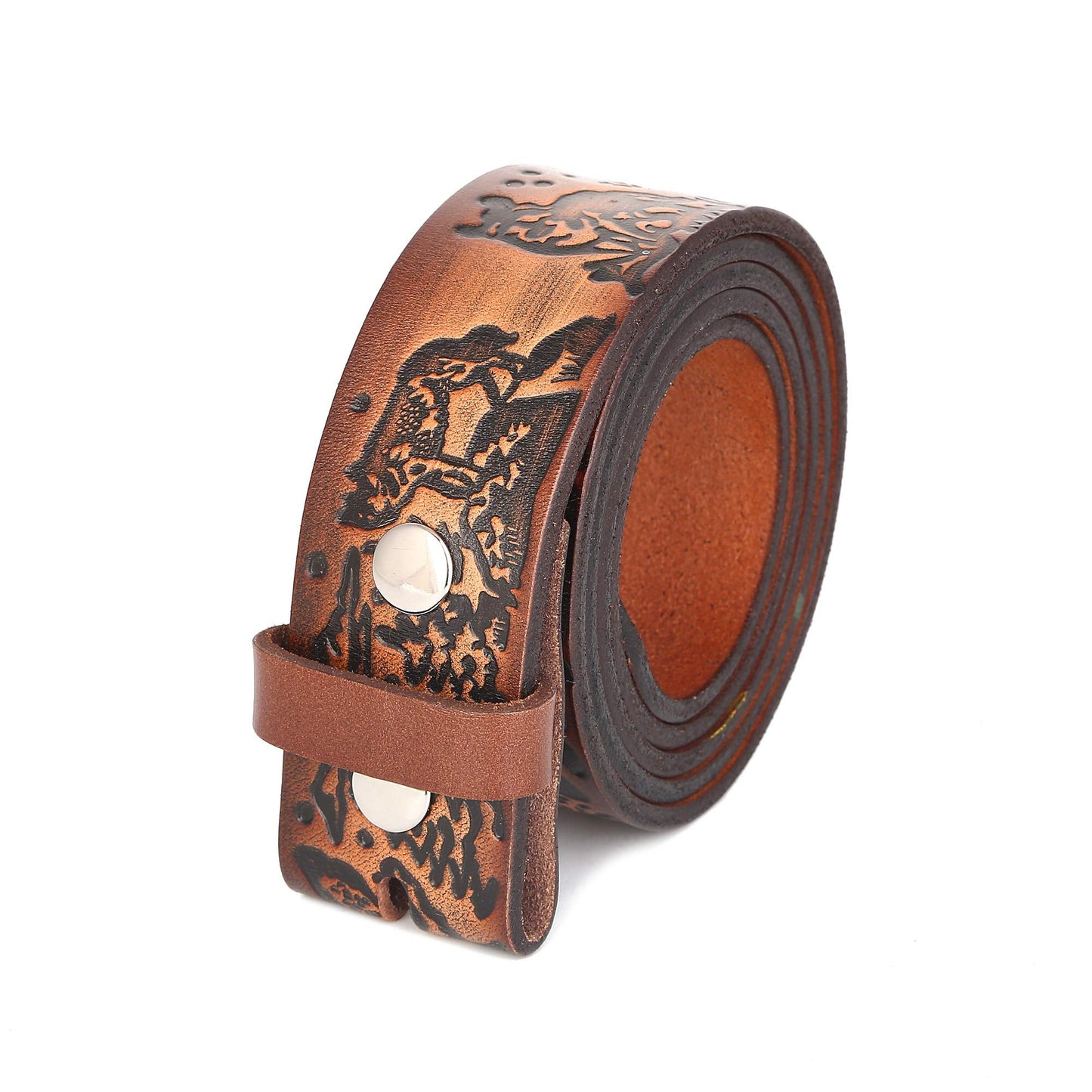 Gelante Genuine Full Grain Leather Belt Strap without Belt Buckle G2018-M