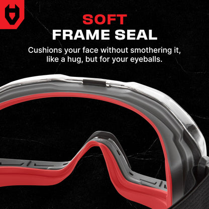 NoCry Anti Fog Safety Goggles Over Glasses For Men And Women — ANSI Z87.1 Premium Anti Scratch & UV380 — Eye Protection with Panoramic Lens & Adjustable Strap — Perfect Dust Goggles for Chemistry Lab