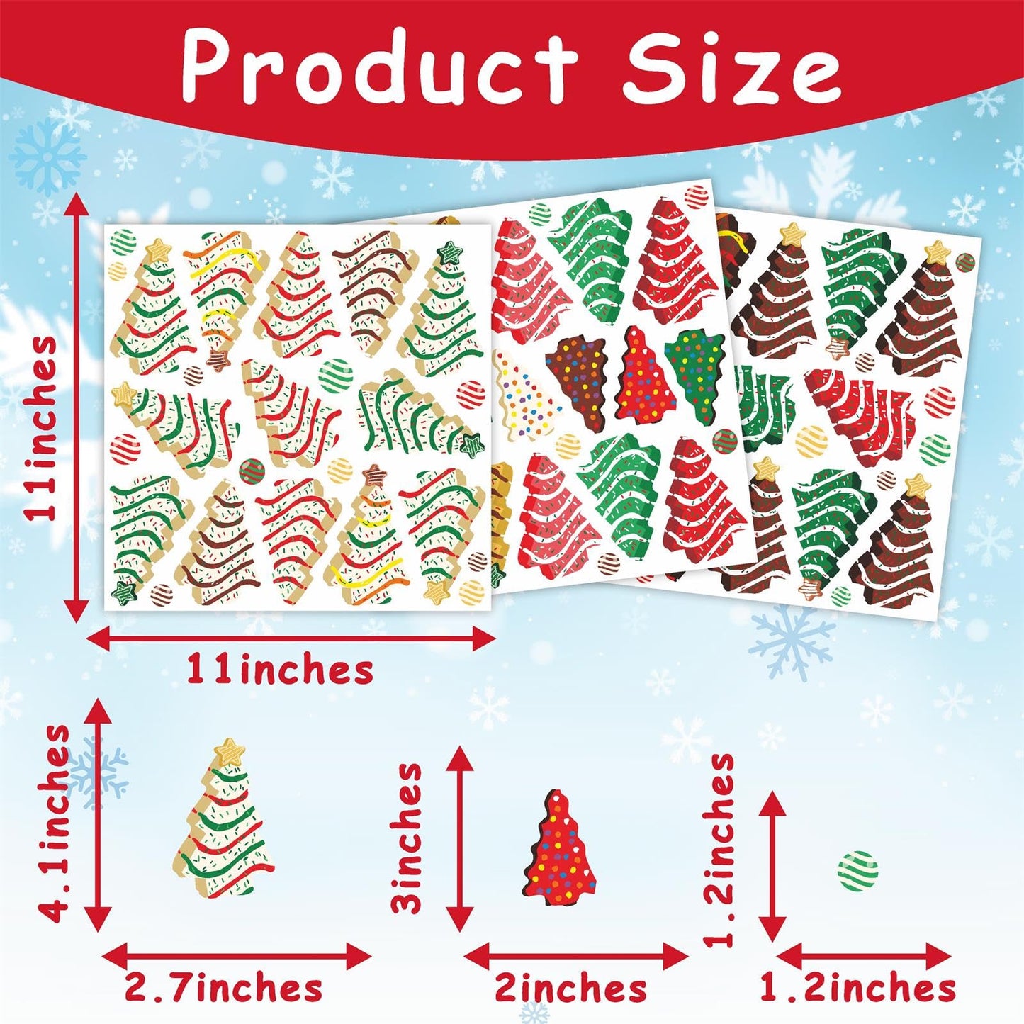 Christmas Small Tree Wall Stickers Christmas Candy Window Clings Stickers Double Sided Candy Cane Xmas Window Decals Pine Tree Holiday Window Decorations Christmas Party Supplies