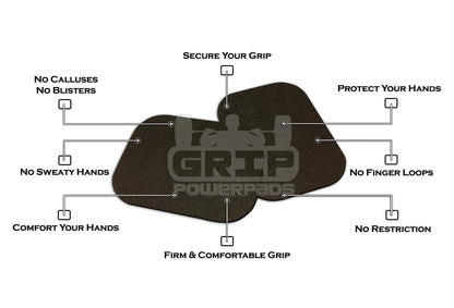 Original Lifting Grips The Alternative to Gym Workout Gloves Comfortable & Light Weight Grip Pad for Men & Women That Want to Eliminate Sweaty Hands Gym Gloves (Single Pair)