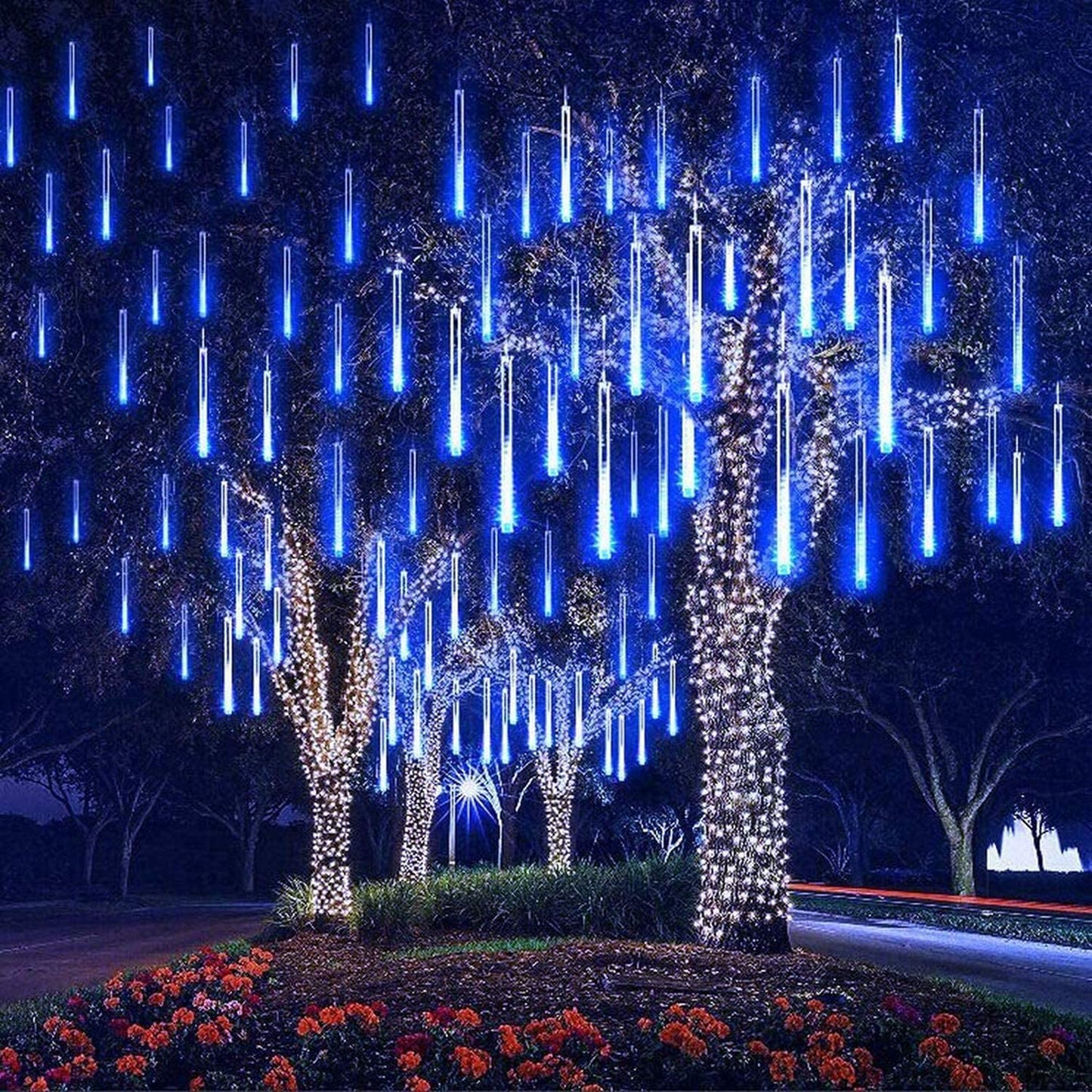 Adecorty Outdoor Christmas Lights Meteor Shower Light UL Certified