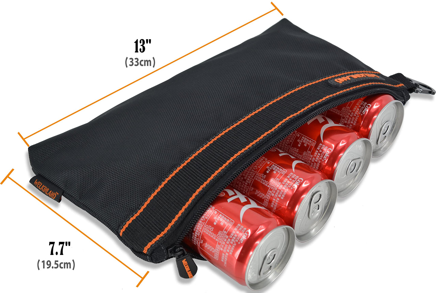 WELKINLAND 4-Packs Small tool pouch, Heavy-Duty Tool pouches, Electrician tools pouch bag, Tools pouches w/clip, Small Zippered tool bag