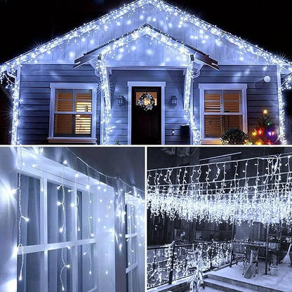 98FT Christmas Lights Outdoor Decorations 900LED Fairy String Light 12 Lighting Modes with Timer Memory Waterproof Christmas Light for Yard Roof Party Holiday Wedding Garden Decor