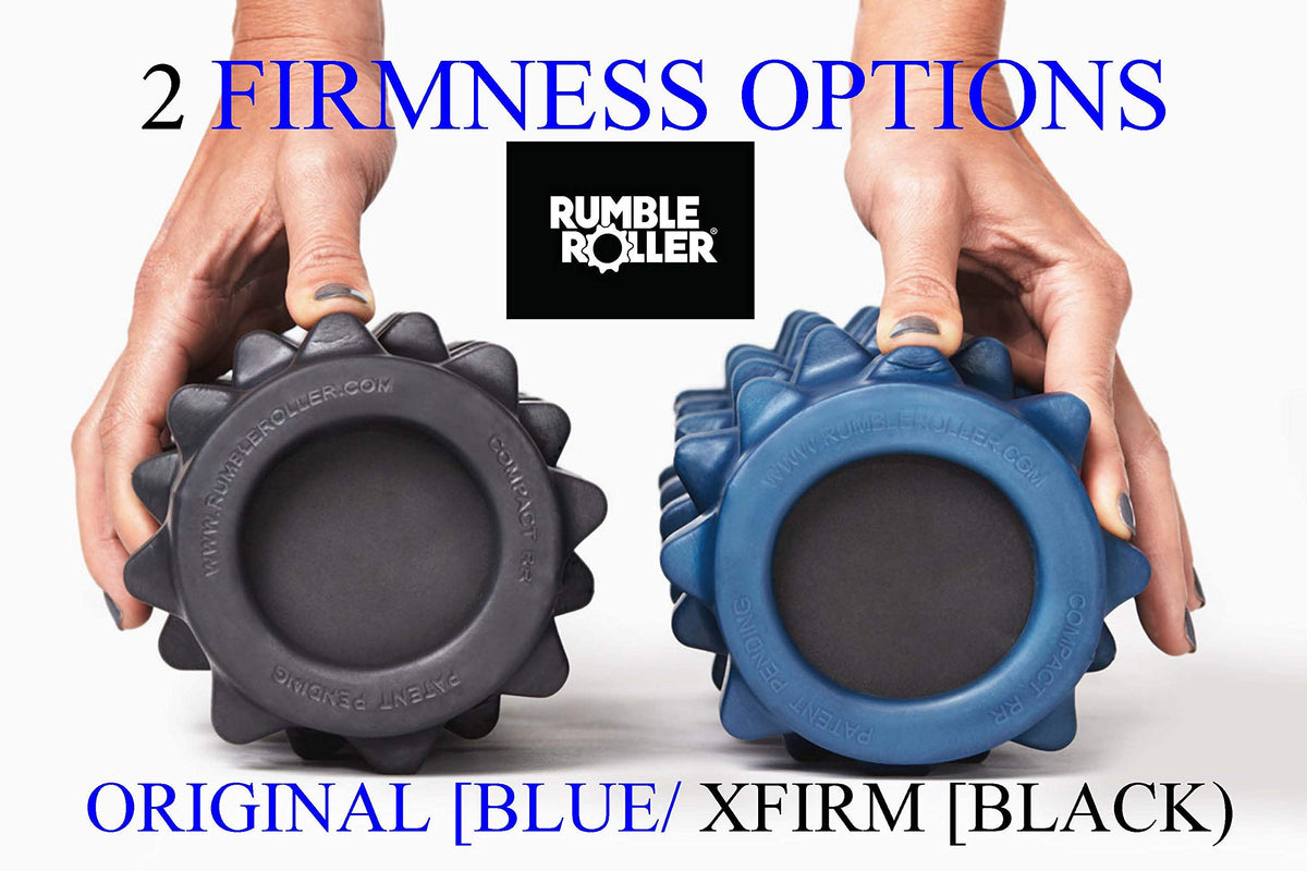 RumbleRoller Original Textured Foam Roller - Deep Tissue, Self Myofacial Release Massage Therapy Roller
