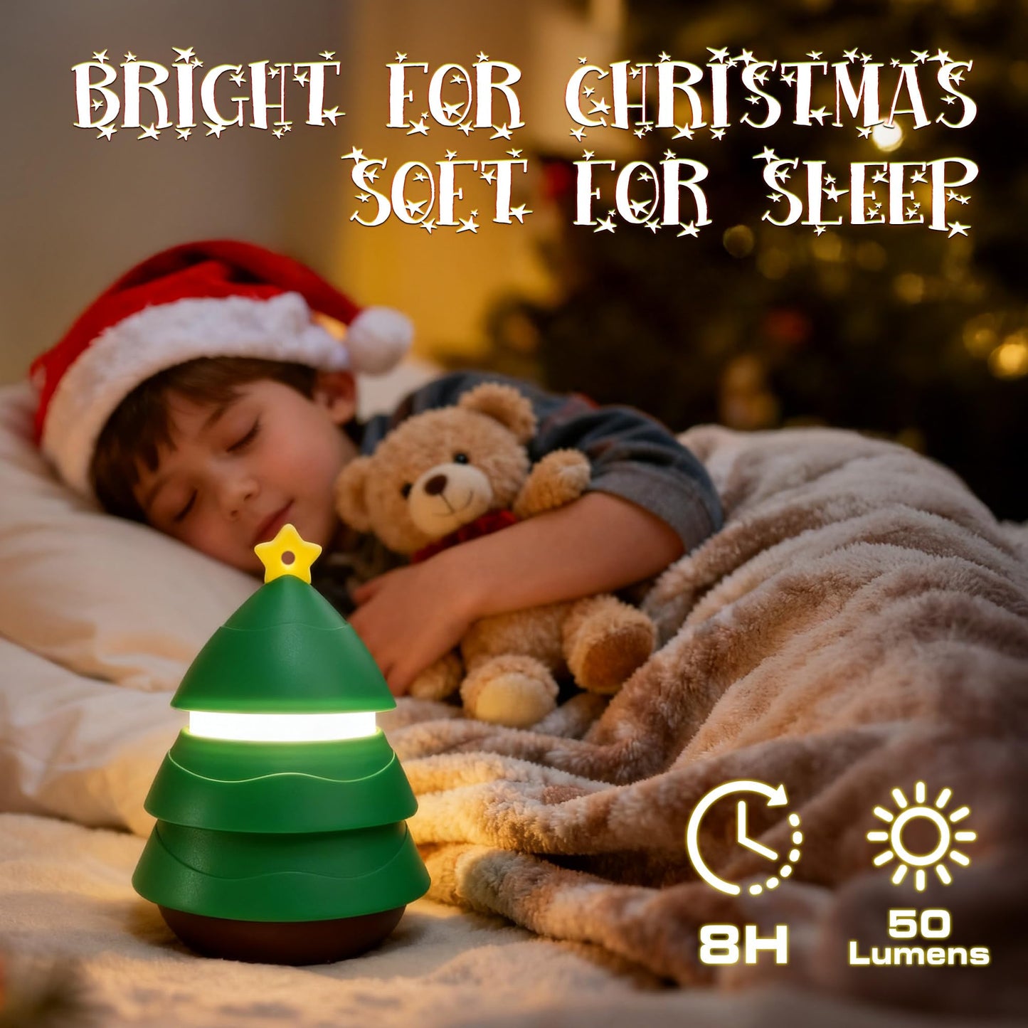 Christmas Gift EverBrite Christmas Tree Lantern 3 Pack, 5 Light Modes Holiday Decoration Presents for Women and Men, AAA Batteries Contained Stocking Stuffers, Christmas Lights Indoor & Outdoor