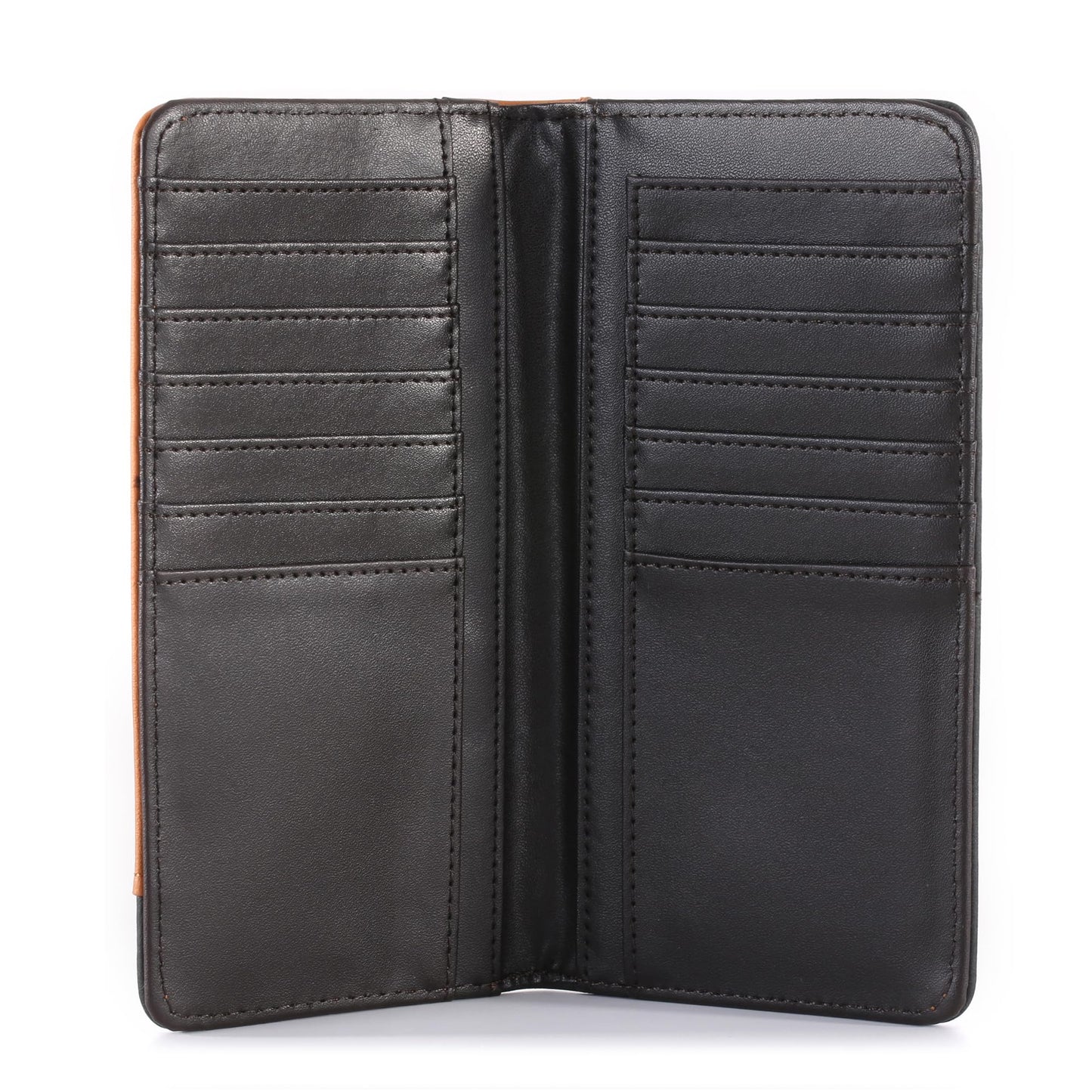Montana West Western Wallet for Men Long Bifold Wallet with Card Slots RFID Blocking Cowboy Vintage Checkbook Wallet Gift for Men