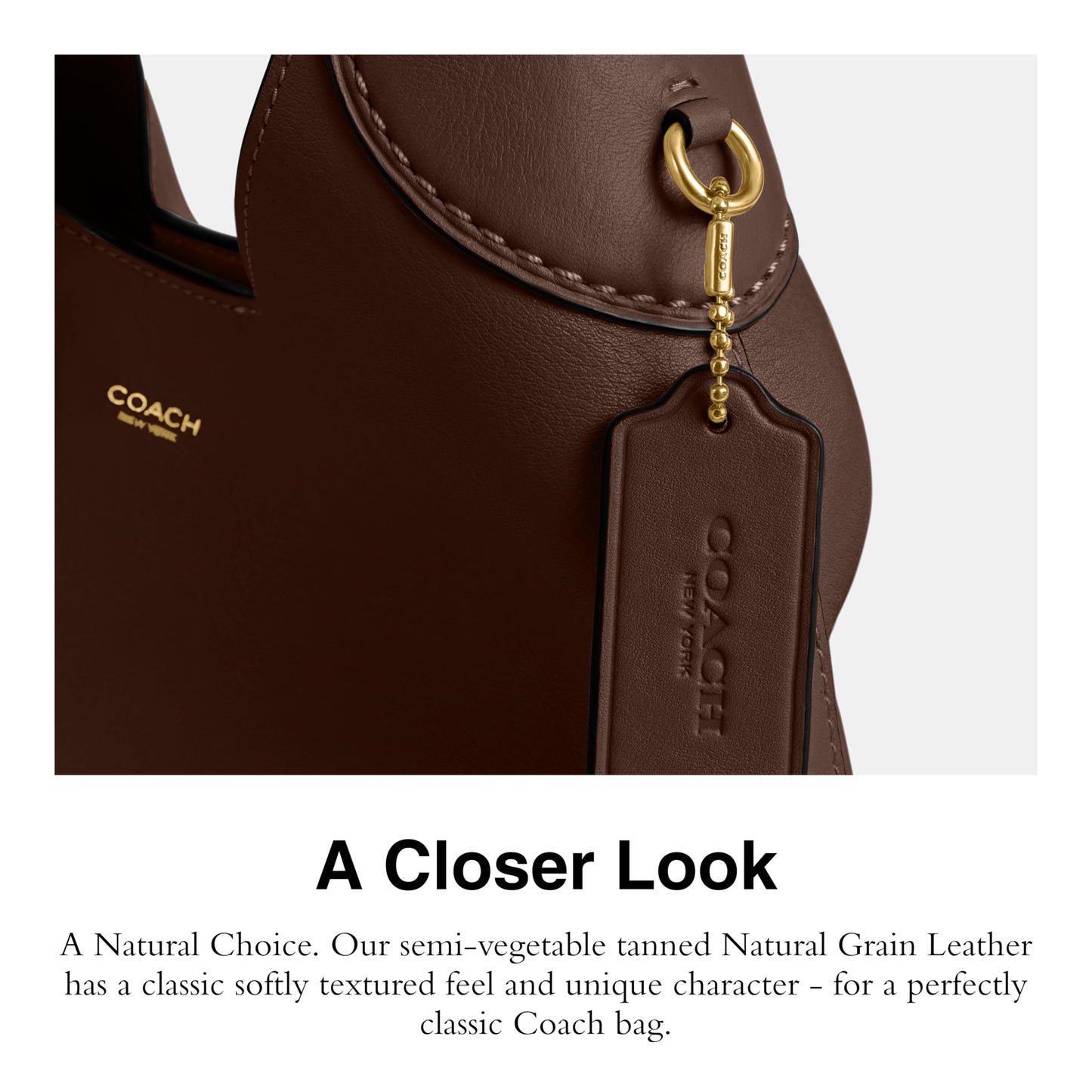 COACH Brooklyn Shoulder Bag 28, Maple