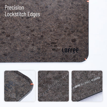LOFREE Low-Profile Mechanical Keyboard Sleeve, Cork PU & Microfiber Leather Protective Case, Magnetic Closure Design, Compatible with Flow2 Series (100)