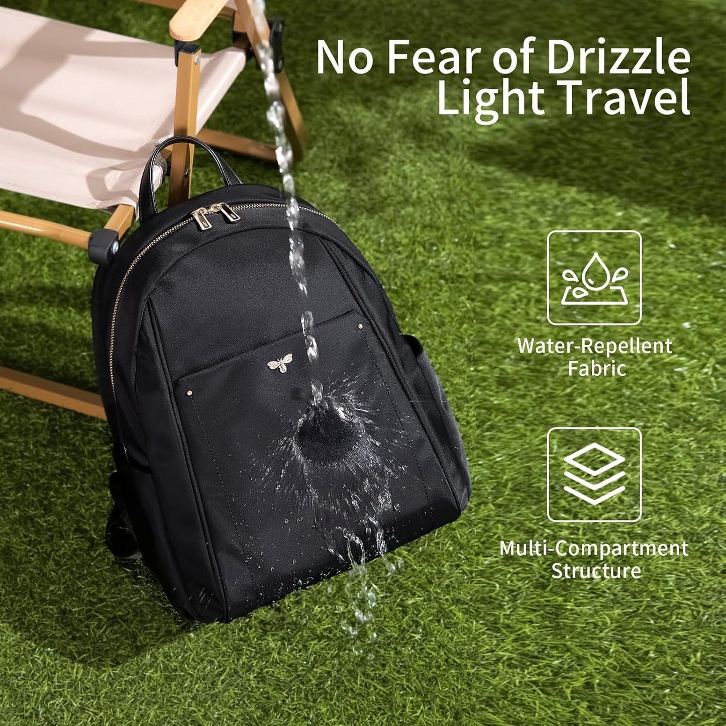 LEFFBAG Mini Backpack for Women Small Backpack Purse, Anti Theft Backpack Waterproof Lightweight Premium Oxford For Travel Work Shopping