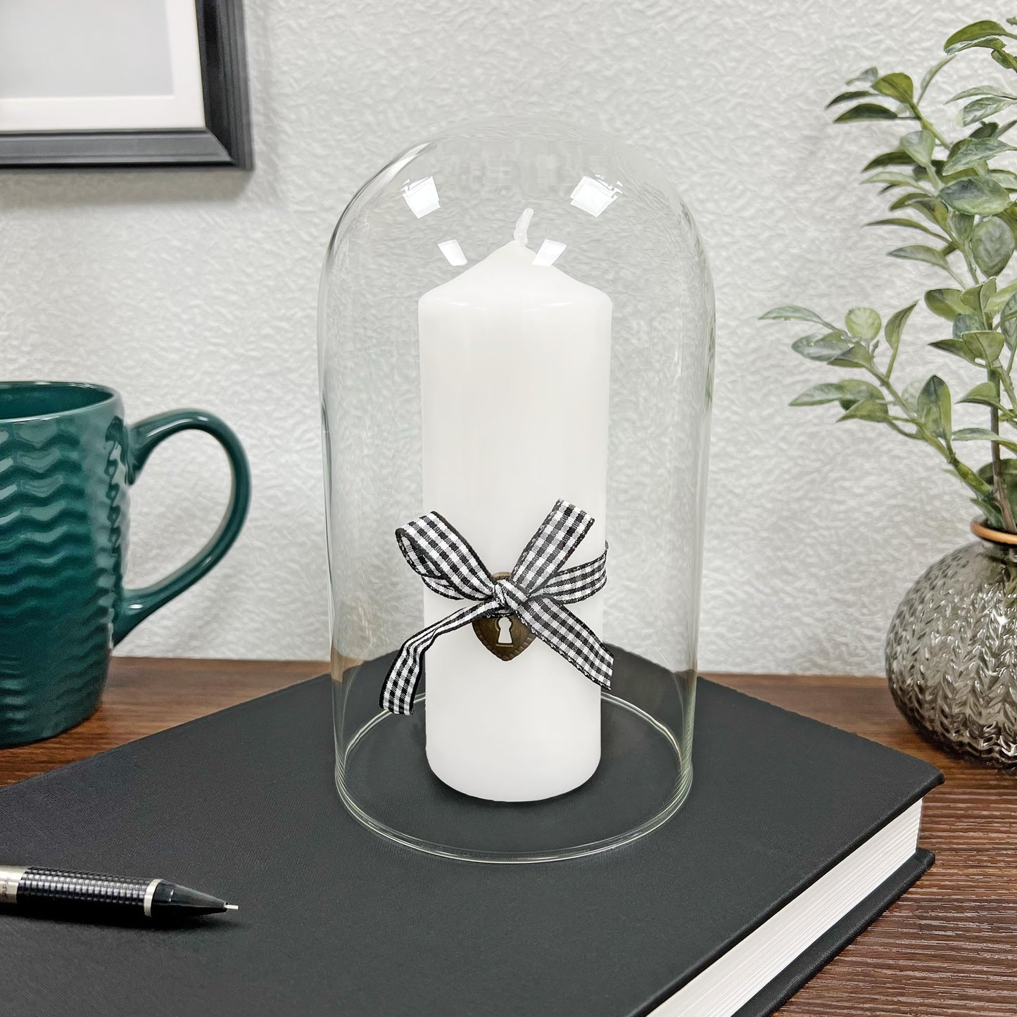 Plymor 4" x 7" Glass Display Dome Cloche (no Base)