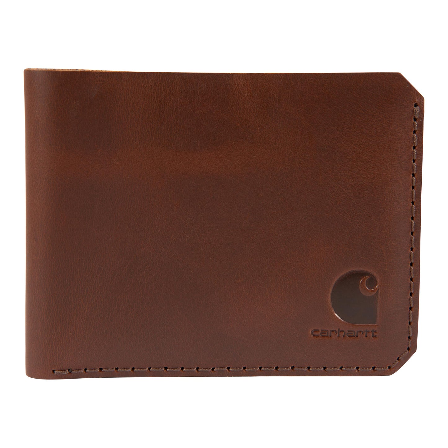 Carhartt Men's Craftsman Leather Wallets, Available in Multiple Styles and Colors, Brown (Bifold)