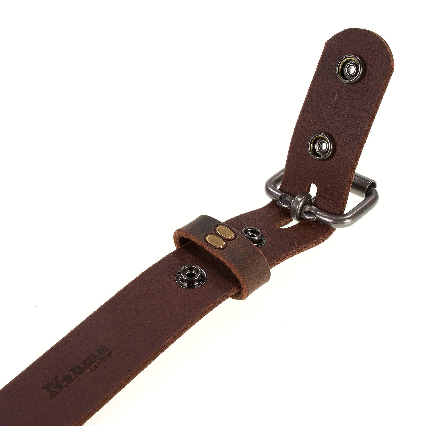 Men's Genuine Buffalo Leather Belt, 1 1/2" width, Handmade in the USA, By Amish (Crazy Horse, 34" (Pants 30-31))