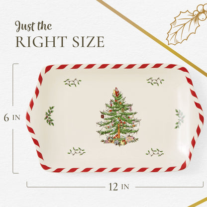 Christmas Tree Peppermint Dessert Tray