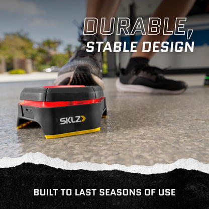 SKLZ Reactive Flash LED Training Pods – Reaction Time, Agility, and Cognitive Training Tool with 4 Games – Multi-Directional Activation, Durable Design for Speed and Hand-Eye Coordination