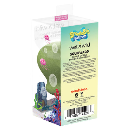 wet n wild SpongeBob SquarePants Collection Makeup Sponge, Hydrophilic, Reusable 3D Beauty Blender for Foundation, Contour & Highlighting, Patrick Star Edition