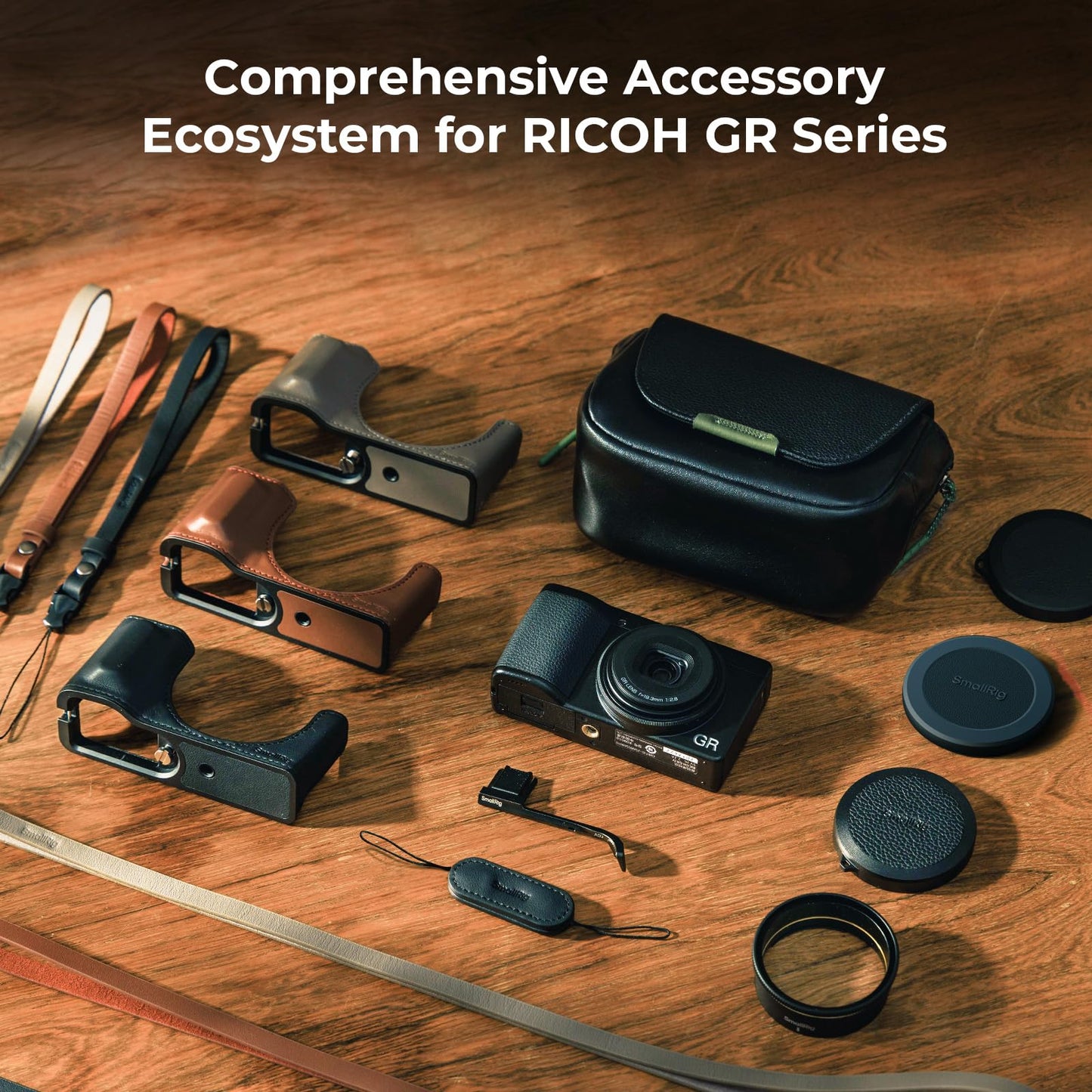 SMALLRIG Quick Release Wrist Strap for RICOH GR IV/GR III, Adjust Tightness, for Sony ZV-1 II/ZV-1F, for Canon G7X Mark iii/Powershot, for FUJIFILM X100VI / XT 30 iii/X-M5/ X-E5