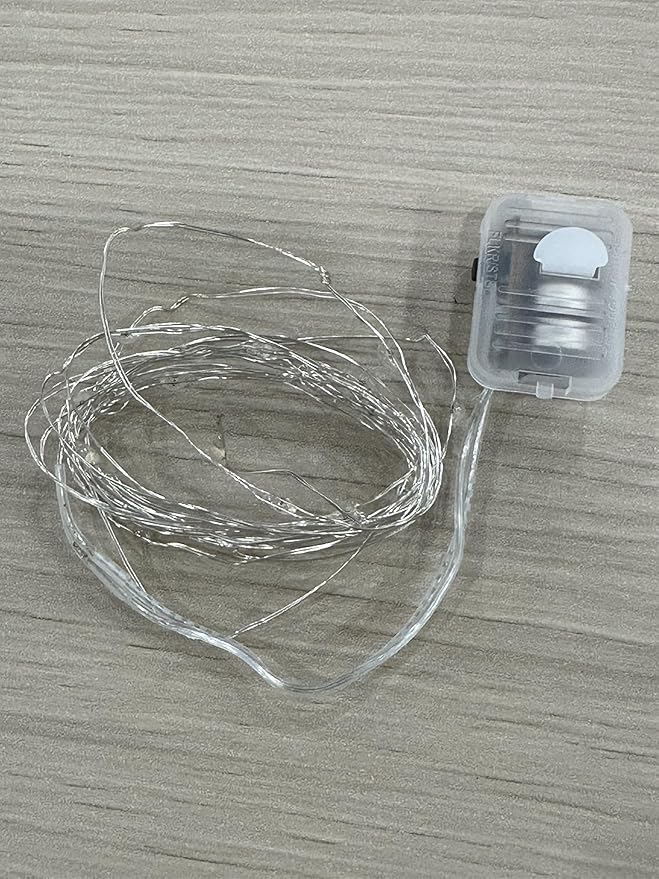 pozzolanas 8 Pack Warm White Fairy Lights Battery Operated 3 Modes 7FT 20 LED Waterproof String Lights Twinkle Silver Wire for Mason Jars Wedding Christmas Halloween Party Decor (8, Warm White)
