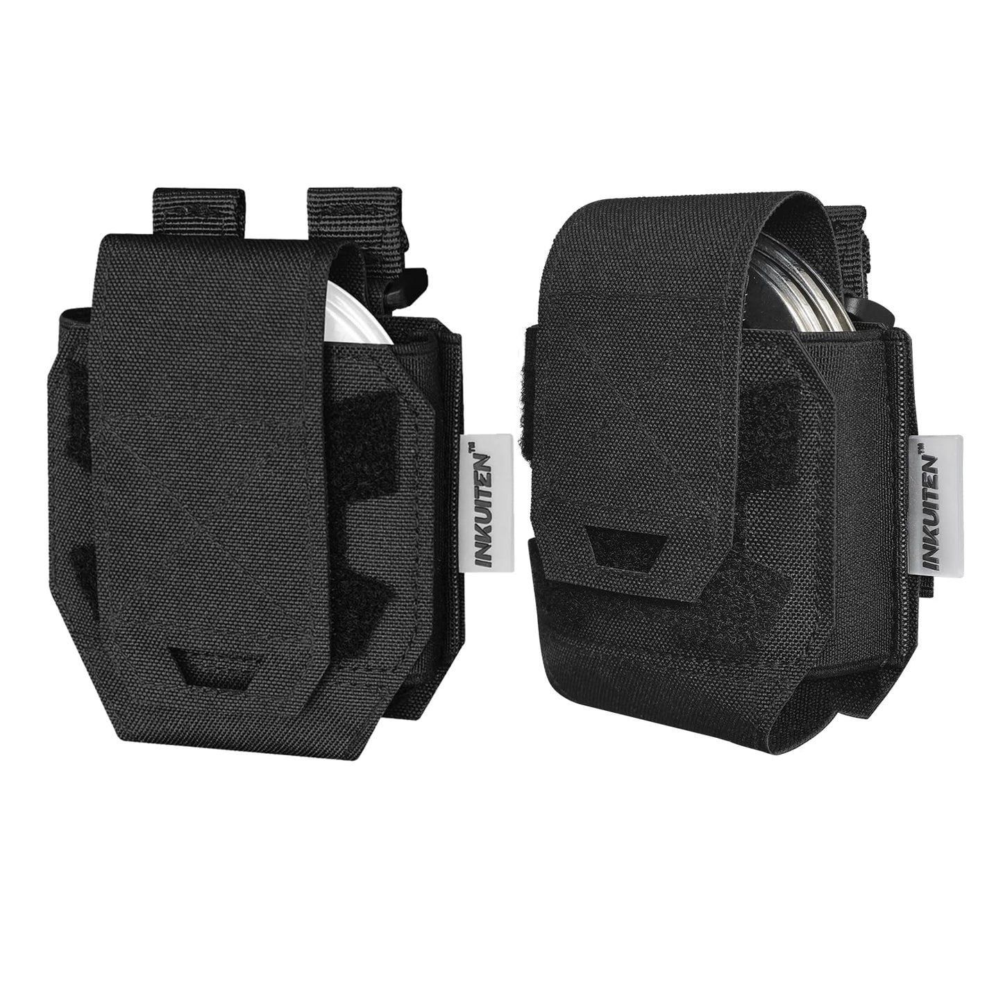 2 Pack MOLLE Handcuff Pouch fits Multiple Cuffs,Handcuff Holster for Duty Belt Tactical Vest Law Enforcement Security Officer Accessories Quick Release