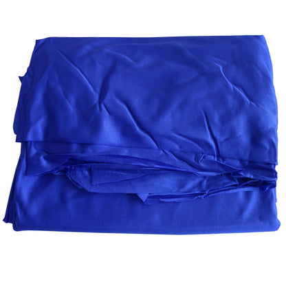 Wellsem Deluxe Yoga Swing - 5.5m x 3m Silk Fabric Hammock for Aerial Bodybuilding (Deep Blue)