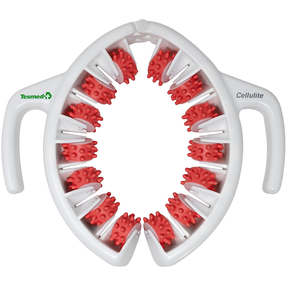 TESMED Cellulite Manual Massager : Made in Italy, Patented with Converging & Diverging Roller Technology. Anti Cellulite Roller for Thighs and Buttock