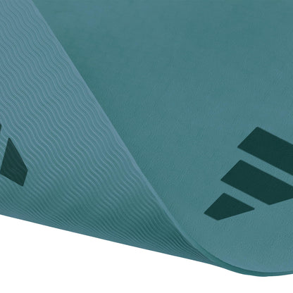 Adidas Premium Yoga Mat, Firm-Density Workout Mat, 5 mm