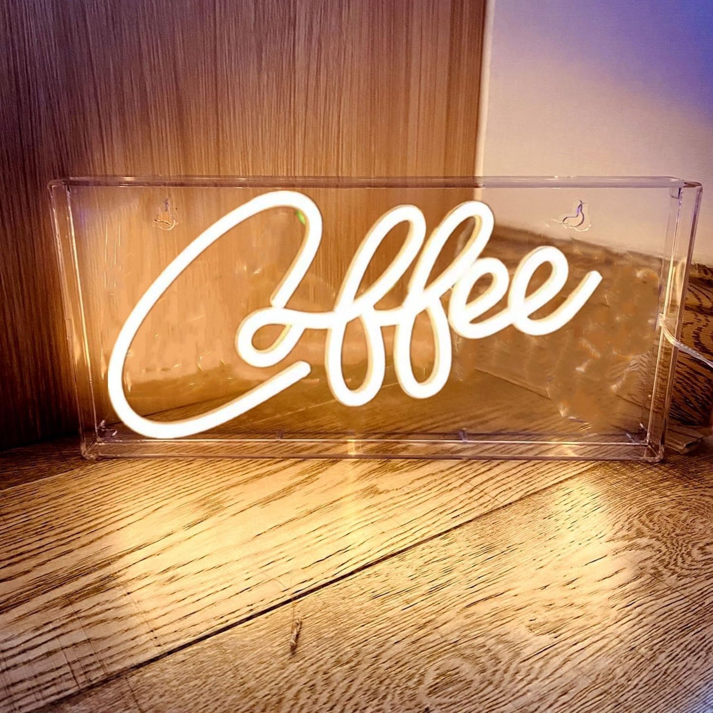 3D Standable Coffee Neon Sign for Coffee Shop Bar Countertop,LED Arylic Decorative Light up Sign Art Night Lights for Coffee Station Home Party,USB Powered,11.8"*5.9"*1.7"